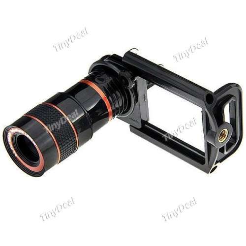 8X Zoom Telescope Monocular Camera Optical Lens for Mobile Phone with Adjusted Holder STS-509933