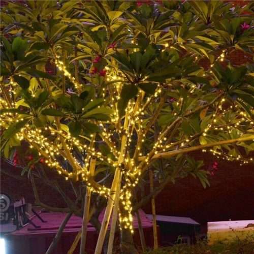 LED Fairy String Light Inter-connecting Clear Cable Inter-connecting Warm White 10M