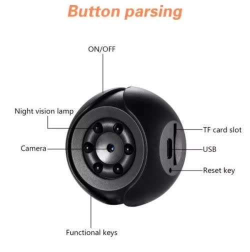 SQ6 Mini Camera Full HD 1080P Night Version Wireless Recorder Surveillance IP Camera