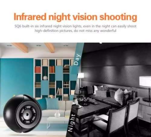 SQ6 Mini Camera Full HD 1080P Night Version Wireless Recorder Surveillance IP Camera