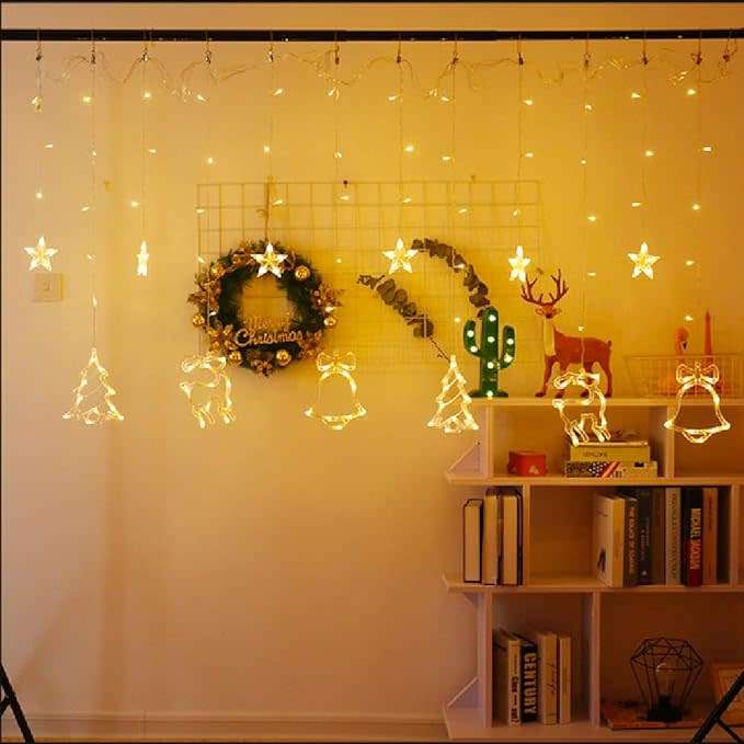 Curtain Fairy String Lights Christmas Atmosphere Lights