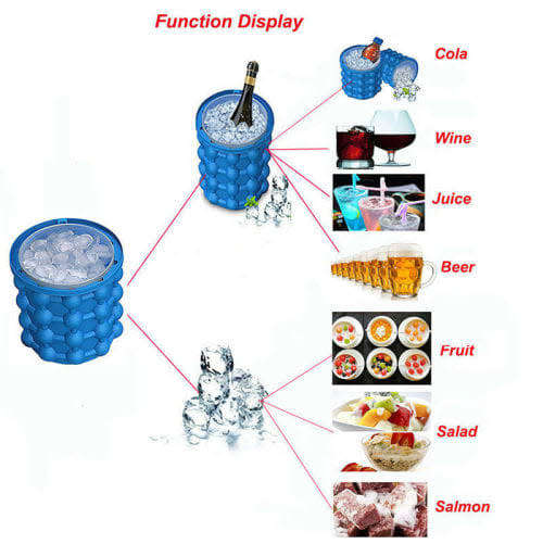 The Revolutionary Space Saving Silicone Ice Cube Maker Ice