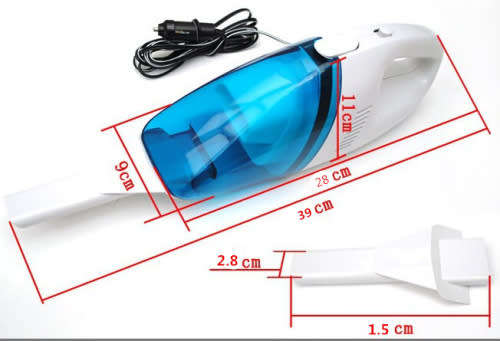 Mini 12V High-Power Portable Handheld Car Vacuum Cleaner