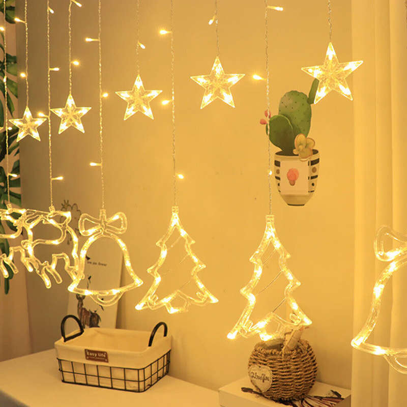 Curtain Fairy String Lights Christmas Atmosphere Lights