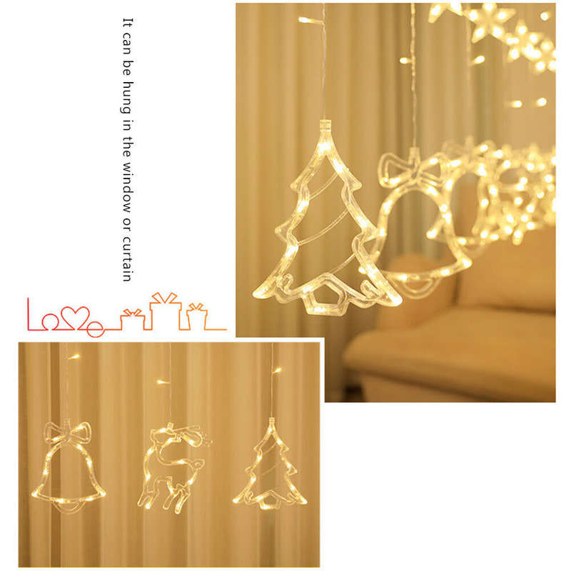 Curtain Fairy String Lights Christmas Atmosphere Lights