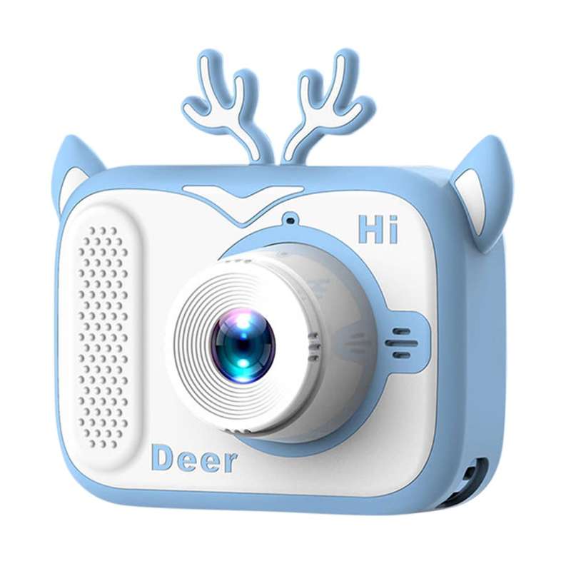 Christmas kids gifts Aerbes AB-SX01 Deer Kids Image And Video Camera With Lanyard, 5 Built In Games