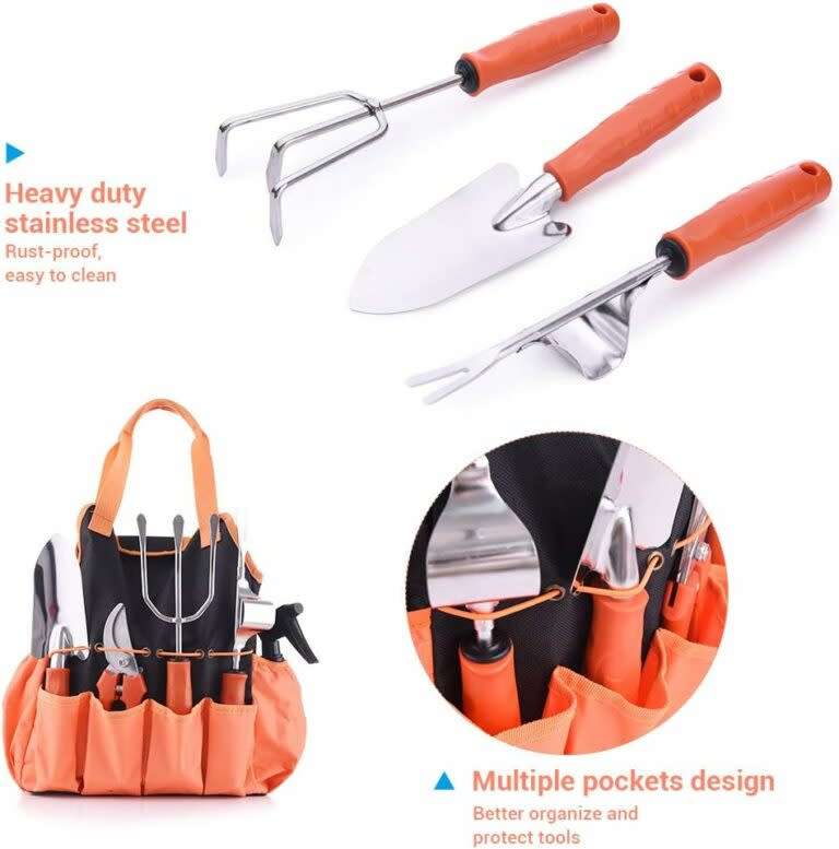 XF0906 Garden Tool Set Bag 10Piece