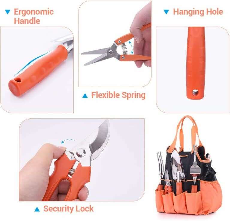 XF0906 Garden Tool Set Bag 10Piece