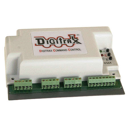 DIGITRAX DS64   DCC     STATIONARY  POINTS CONTROLLER