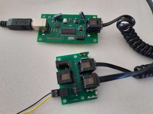 NCE  DCC USB POWER CAB CONNECTOR FOR COMPUTER CONTROL of trains
