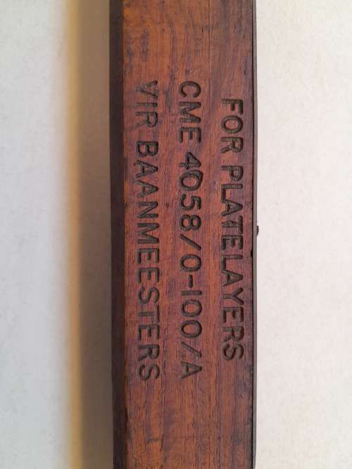 SAR SOUTH AFRICAN PLATELAYERS /BAANMEESTERS  RAIL WIDTH MEASURING TOOL(TRACK GAUGE)