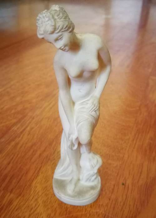 Nude Woman Figurine Marked - ARTA FINA