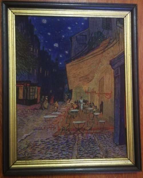 Beautiful Van Gogh Print on Material..