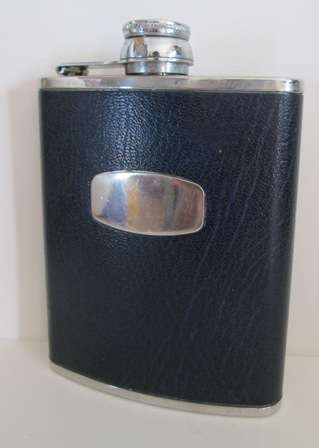 6 OZ Stainless Steel Hip Flask - Made in Great Britain