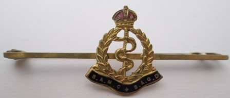 Metal S.A.M.C/S.A.G.D Pin Badge