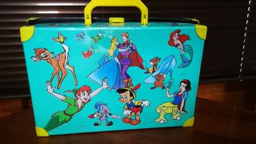 Vintage Disney Characters Book and Tape Case.