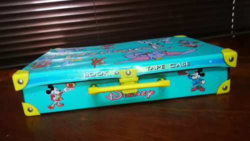 Vintage Disney Characters Book and Tape Case.