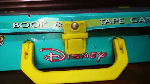 Vintage Disney Characters Book and Tape Case.