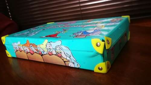 Vintage Disney Characters Book and Tape Case.