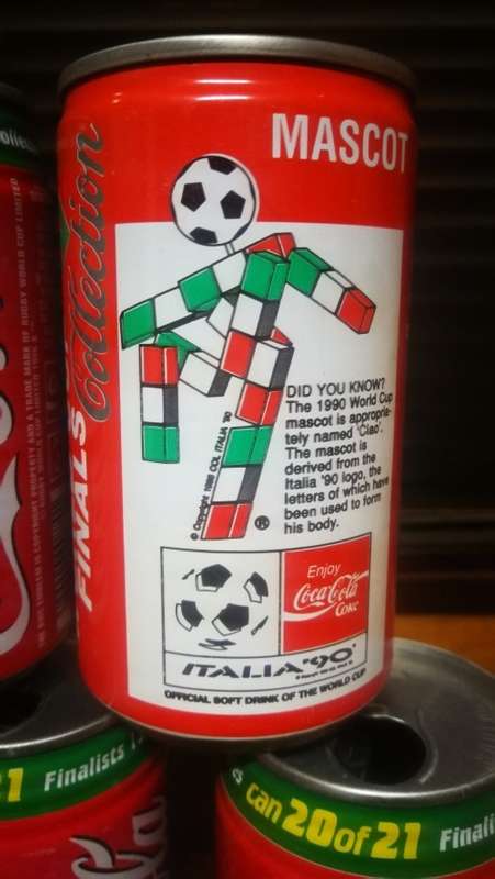 21 x 1999 Rugby World Cup Collectors Coca-Cola Cans..