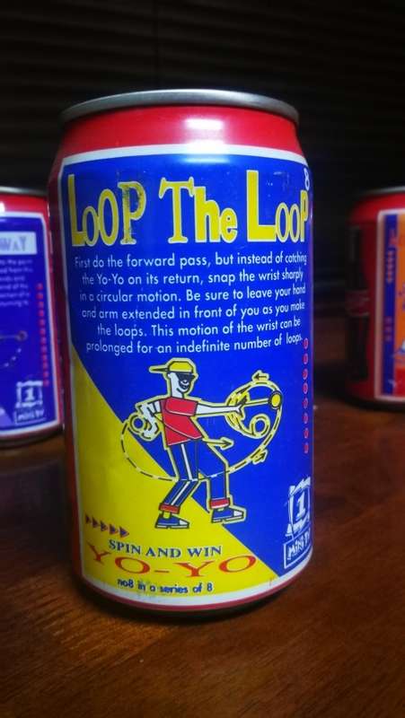 Vintage Coca-Cola Yo-yo Collectors Cans.