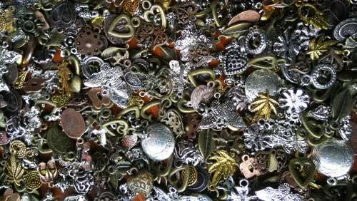 2kg of Beautiful Metal Charms..