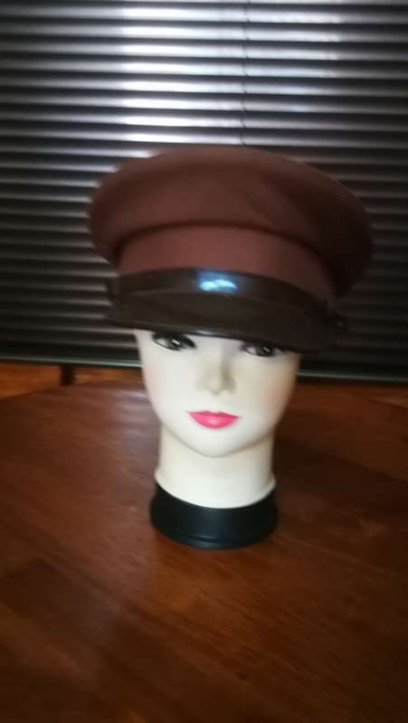 1990 S.A.T - S.A.V Vintage Brown Service Cap.