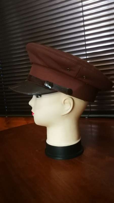 1990 S.A.T - S.A.V Vintage Brown Service Cap.