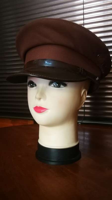 1990 S.A.T - S.A.V Vintage Brown Service Cap.