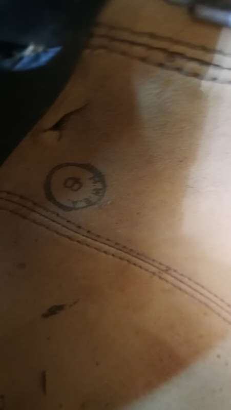 Vintage Blue British MK-1A Fighter Pilot Helmet Shell..