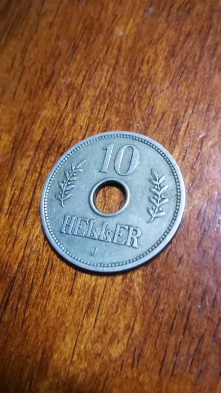 German East Africa 1908-J 10 heller
