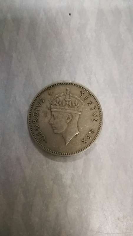 1948 East Africa Half Shilling/50 cent