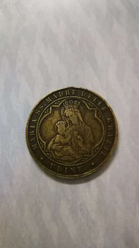 Beautiful Rare Italian Mother Maria Coin.