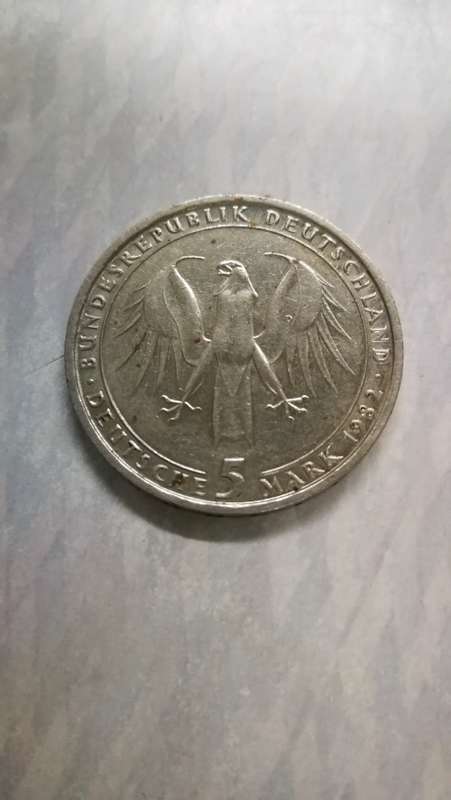 1749 - 1832 Johann Wolfgang von goethe Dutch 5 mark