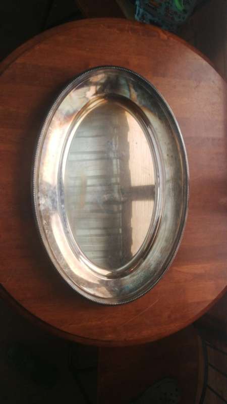 (Late Entry)* 1935 - 1980 Christofle France Platter 2.2kg Hallmarked