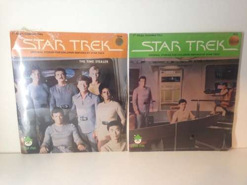 STAR TREK STORY LP's LATE 70's - STILL SEALED  - AMAZING FIND -