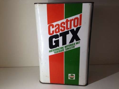 CASTROL GTX 5L CAN / OIL CAN  - GREAT FIND -