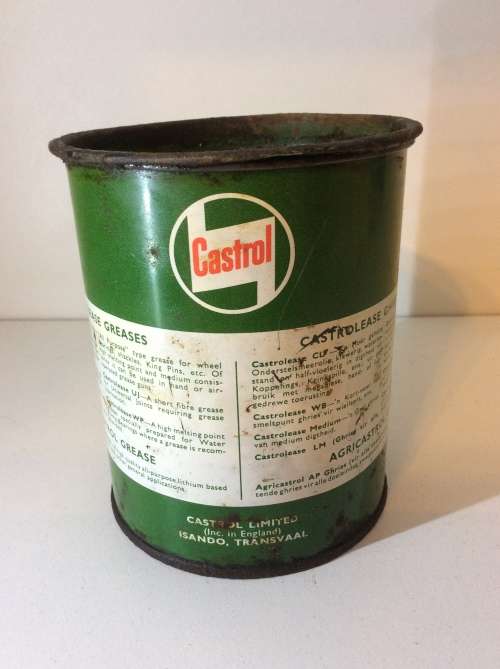 CASTROL 1 POUND GREASE  CAN - VERY OLD CAN  -  GREAT FOR YOUR COLLECTION -