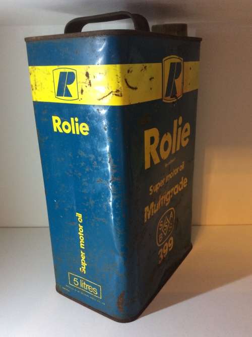ROLIE FIVE LITER OIL CAN  - VERY RARE OIL CAN -