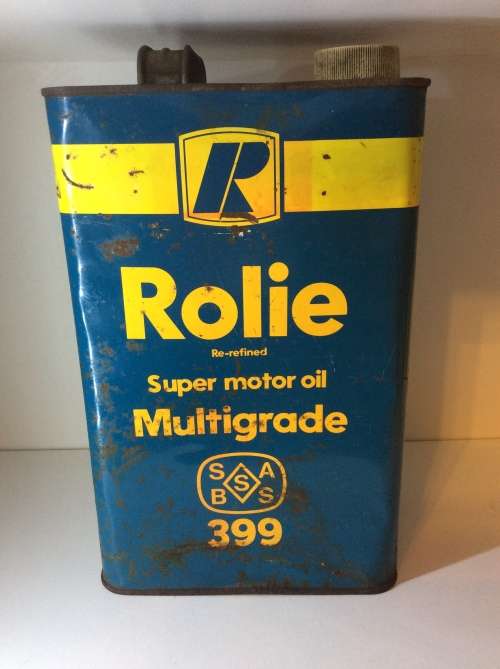 ROLIE FIVE LITER OIL CAN  - VERY RARE OIL CAN -