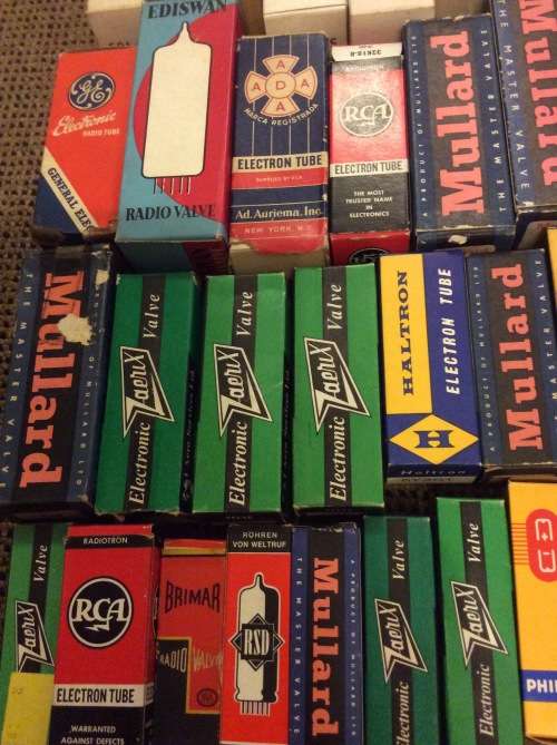 MASSIVE LOT - 41 VINTAGE RADIO/ELECTRONIC VALVES ( RADIO TUBES ) - NOT TESTED - BID PER VALVE -