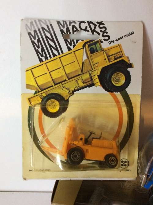 LOT FOUR VINTAGE MODEL CARS - PEPSI BUDDY L - SEALED MINI MACK - ITALIAN POLLY TOY - BRUM  RACER -