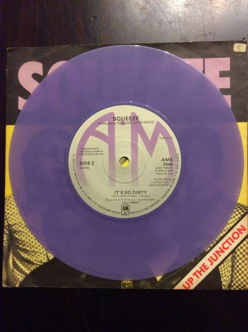 ULTRA RARE - PURPLE LP - SQUEEZE 7 SINGLE & SECOND 7 SINGLE LP - AMAZING FIND -