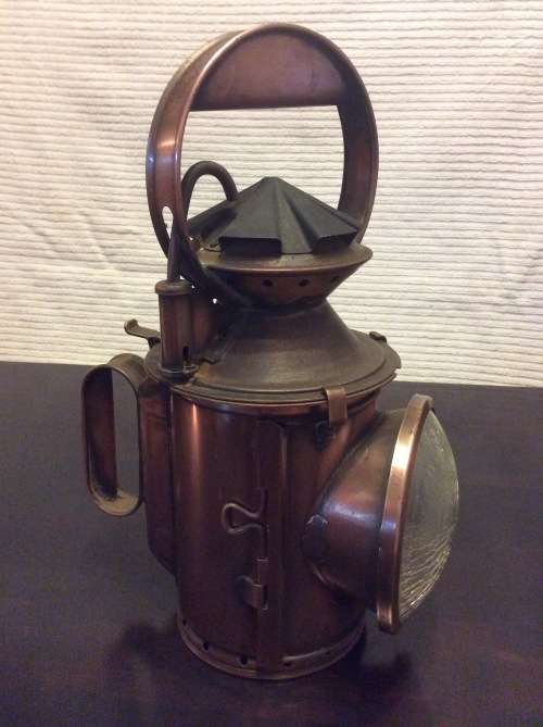 SAR/SAS  RAILWAY LANTERN  -  COPPER LANTERN  -  DO NOT MISS OUT -