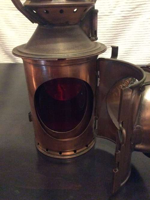 SAR/SAS  RAILWAY LANTERN  -  COPPER LANTERN  -  DO NOT MISS OUT -