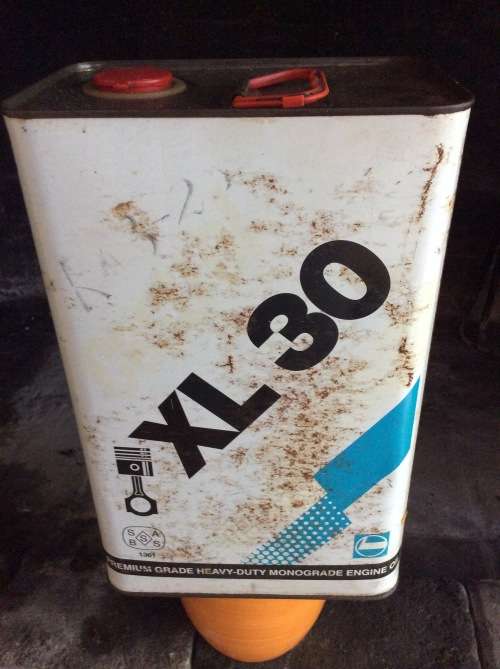 Faded CASTROL - FIVE LITRE OIL CAN  / OIL CAN  - GREAT FIND -