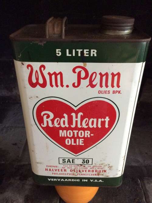 WM PENN - FIVE LITRE OIL CAN  / OIL CAN  - GREAT FIND -