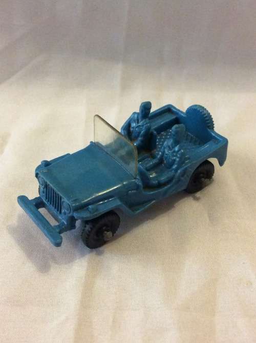 VINTAGE TOMTE LAERDAL ARMY JEEP - NORWAY -  GREAT CONDITION - GREAT FIND -