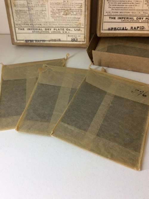 TWO BOXES OF LATE 1890s GLASS PLATE NEGATIVES - TEN PER BOX - ALL FOR ONE BID - AMAZING -