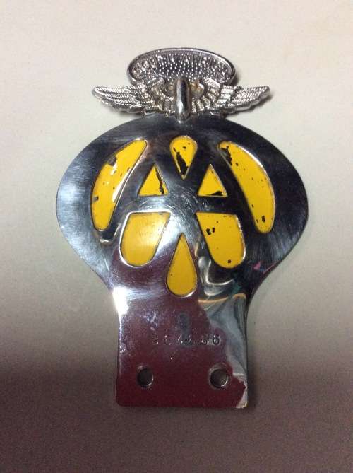 AA BADGE - B NUMBERED -